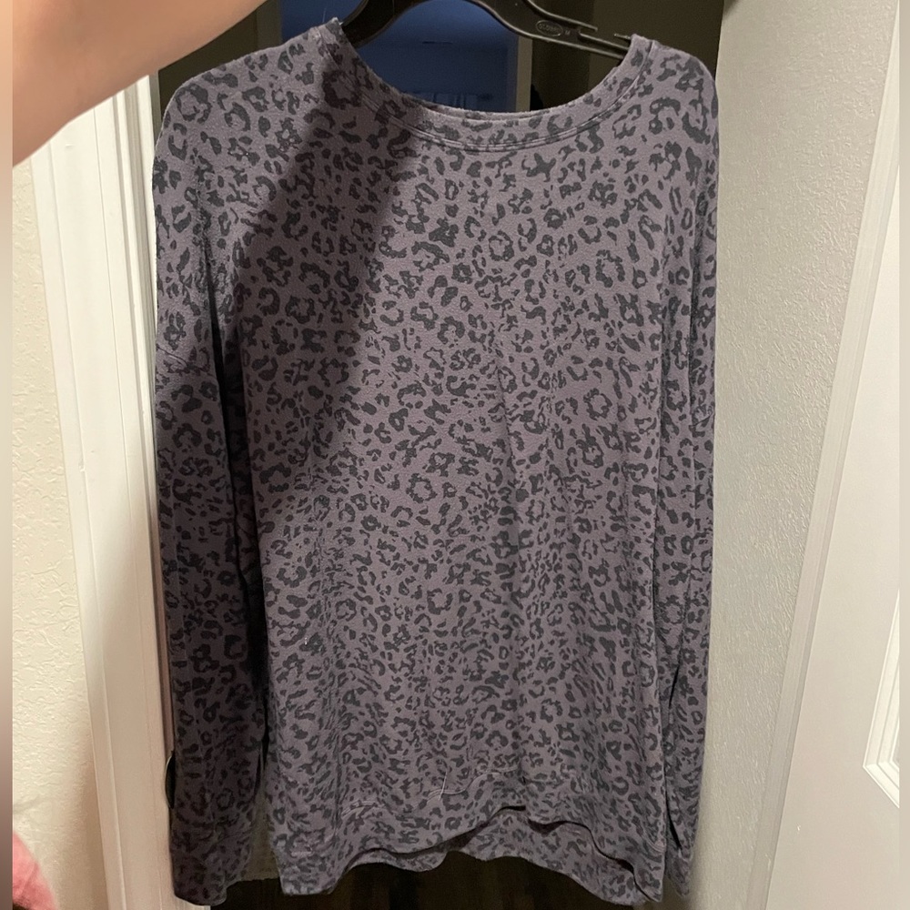 Athleta Leopard Sweatshirt